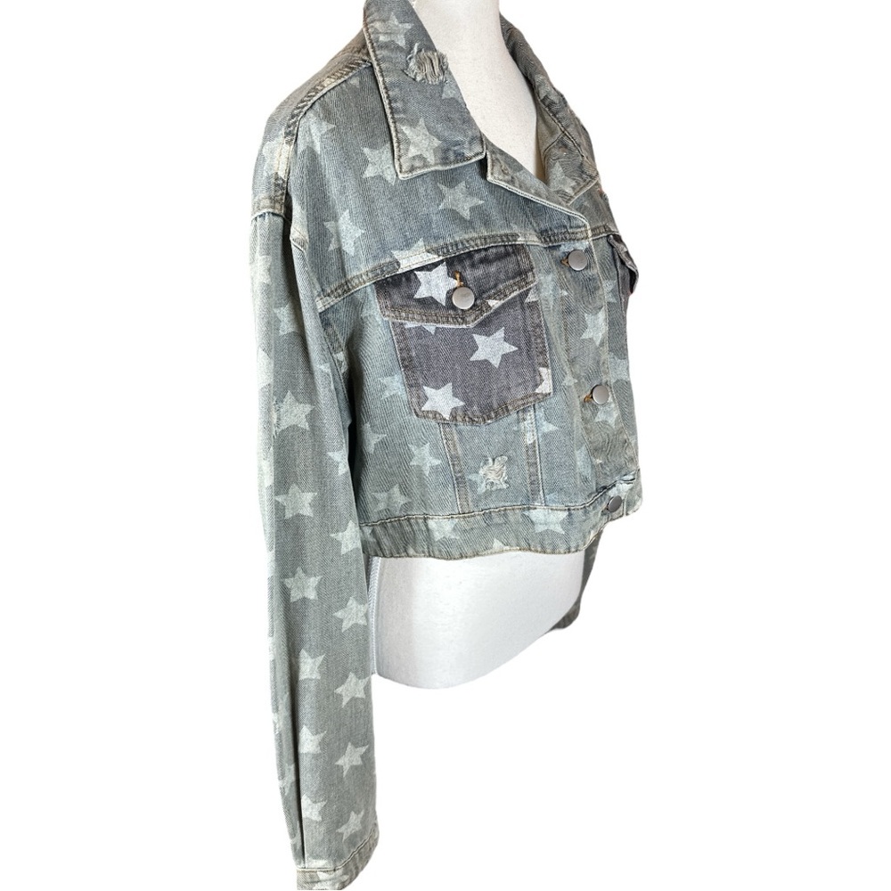 POL NWOT Starry Denim Jacket - Picture 3 of 8